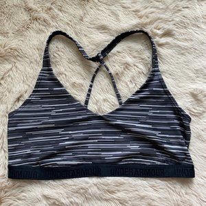 Under Armour Black and White Sports Bra